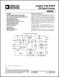 datasheet for AD9846AJST by Analog Devices