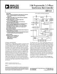 datasheet for ADP3163JRU by Analog Devices