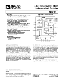 datasheet for ADP3164JRU by Analog Devices