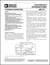 datasheet for ADE7757ARN by Analog Devices