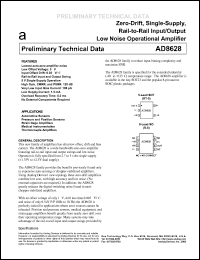 datasheet for AD8628AR by Analog Devices