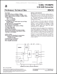 datasheet for AD9430BSV-170 by Analog Devices