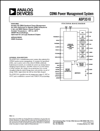 datasheet for ADP3510ARU by Analog Devices