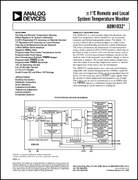 datasheet for ADM1032AR by Analog Devices