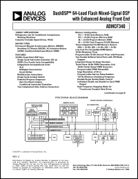 datasheet for ADMCF340BST by Analog Devices