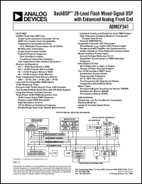 datasheet for ADMCF341-EVALKIT by Analog Devices