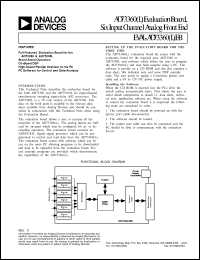 datasheet for EVAL-AD73360EB by Analog Devices