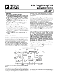 datasheet for ADE7759ARS by Analog Devices