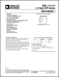 datasheet for ADG619BRM by Analog Devices