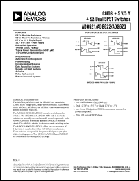 datasheet for ADG621BRM by Analog Devices