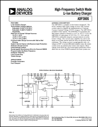 datasheet for ADP3806JRU by Analog Devices