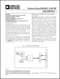 datasheet for EVAL-AD7899CB by Analog Devices