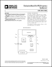 datasheet for EVAL-ADF421XEB1 by Analog Devices