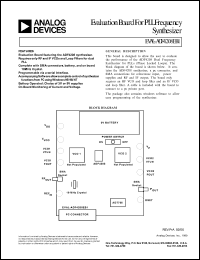 datasheet for EVAL-ADF4208EB1 by Analog Devices