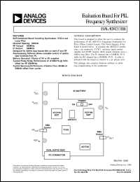 datasheet for EVAL-ADF4213EB1 by Analog Devices