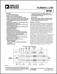 datasheet for AD1958YRS by Analog Devices