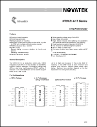 datasheet for NT91214D by 