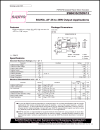 datasheet for 2SB633 by SANYO Electric Co., Ltd.