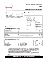 datasheet for FP207 by SANYO Electric Co., Ltd.