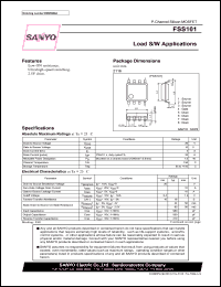 datasheet for FSS101 by SANYO Electric Co., Ltd.