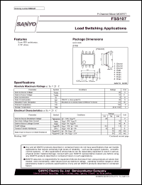 datasheet for FSS107 by SANYO Electric Co., Ltd.