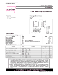 datasheet for FSS232 by SANYO Electric Co., Ltd.