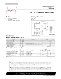 datasheet for FSS244 by SANYO Electric Co., Ltd.