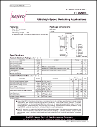 datasheet for FTD2005 by SANYO Electric Co., Ltd.