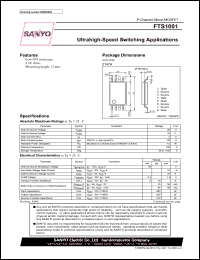 datasheet for FTS1001 by SANYO Electric Co., Ltd.