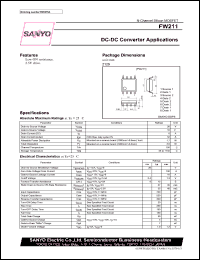 datasheet for FW211 by SANYO Electric Co., Ltd.
