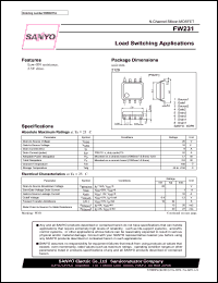 datasheet for FW231 by SANYO Electric Co., Ltd.