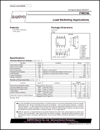 datasheet for FW236 by SANYO Electric Co., Ltd.