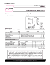 datasheet for FW238 by SANYO Electric Co., Ltd.