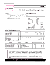 datasheet for FW307 by SANYO Electric Co., Ltd.