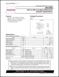 datasheet for 2SC5488 by SANYO Electric Co., Ltd.