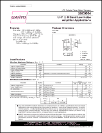 datasheet for 2SC5504 by SANYO Electric Co., Ltd.