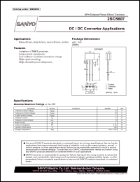 datasheet for 2SC5607 by SANYO Electric Co., Ltd.