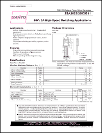 datasheet for 2SC5611 by SANYO Electric Co., Ltd.