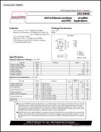 datasheet for 2SC5646 by SANYO Electric Co., Ltd.