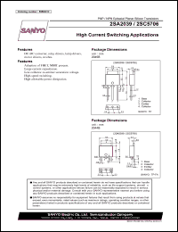 datasheet for 2SC5706 by SANYO Electric Co., Ltd.