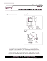 datasheet for 2SJ459 by SANYO Electric Co., Ltd.