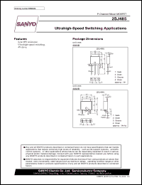 datasheet for 2SJ485 by SANYO Electric Co., Ltd.