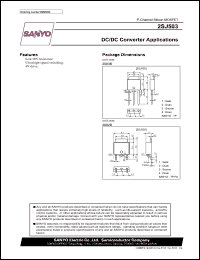 datasheet for 2SJ503 by SANYO Electric Co., Ltd.