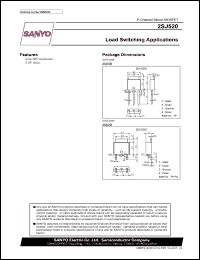 datasheet for 2SJ520 by SANYO Electric Co., Ltd.