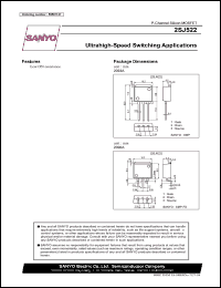 datasheet for 2SJ522 by SANYO Electric Co., Ltd.