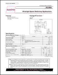 datasheet for 2SJ562 by SANYO Electric Co., Ltd.