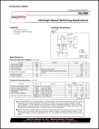 datasheet for 2SJ580 by SANYO Electric Co., Ltd.