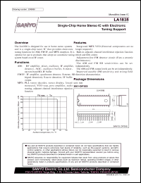 datasheet for LA1838 by SANYO Electric Co., Ltd.