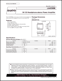 datasheet for LA4536M by SANYO Electric Co., Ltd.