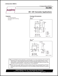 datasheet for 2SJ594 by SANYO Electric Co., Ltd.